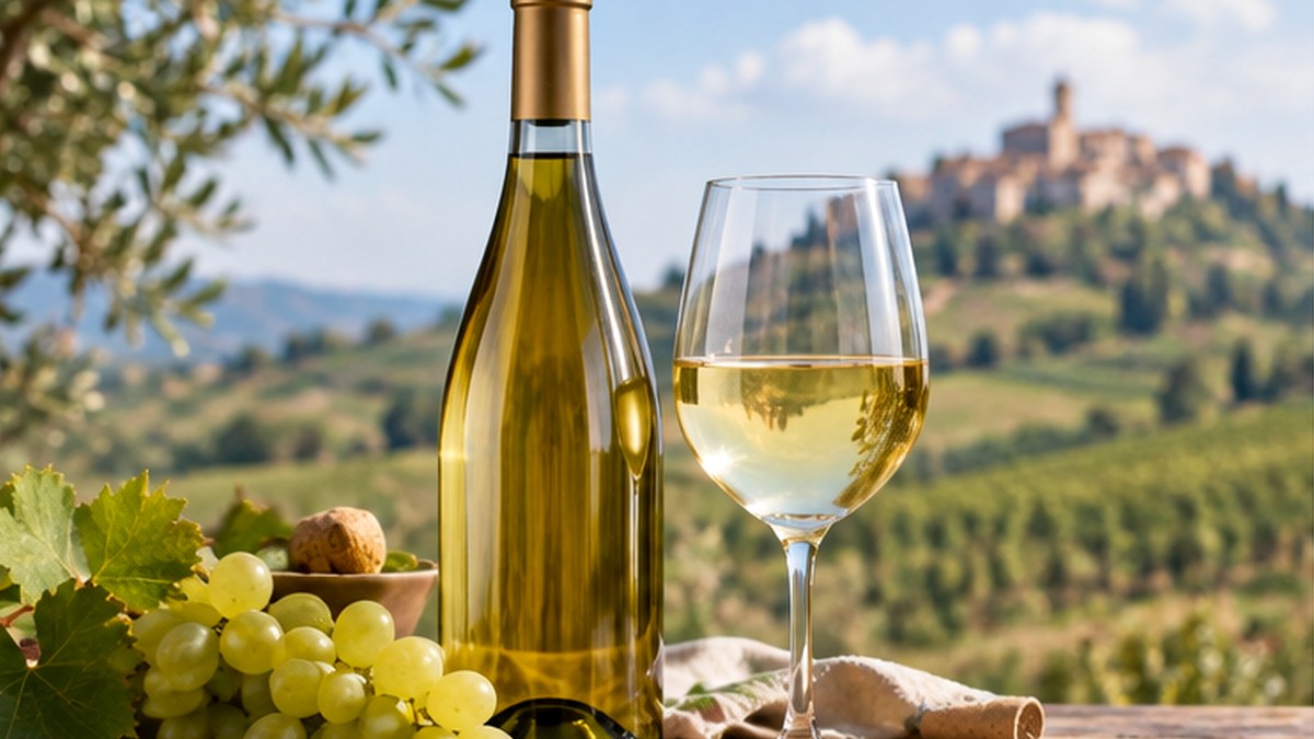 Calice e bottiglia ispirati a Cinque Terre Sciacchetrà