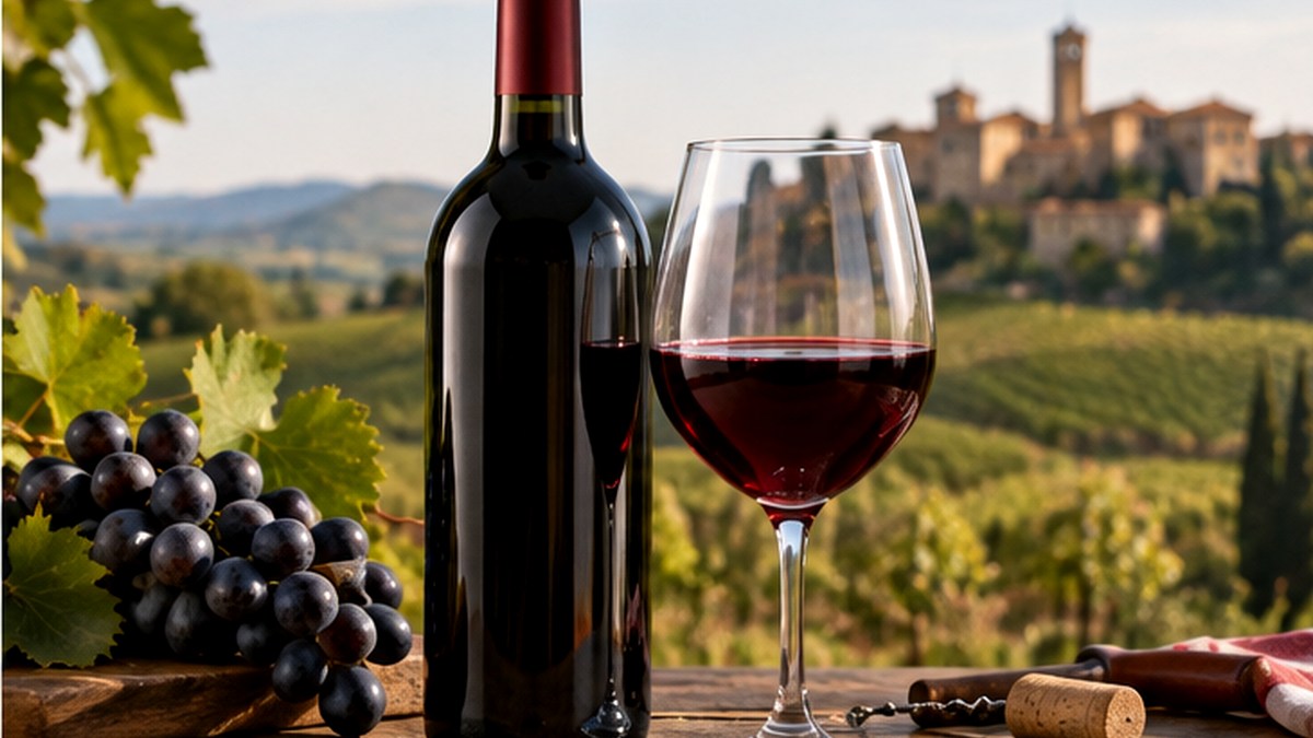 Calice e bottiglia ispirati a Nebbiolo d’Alba
